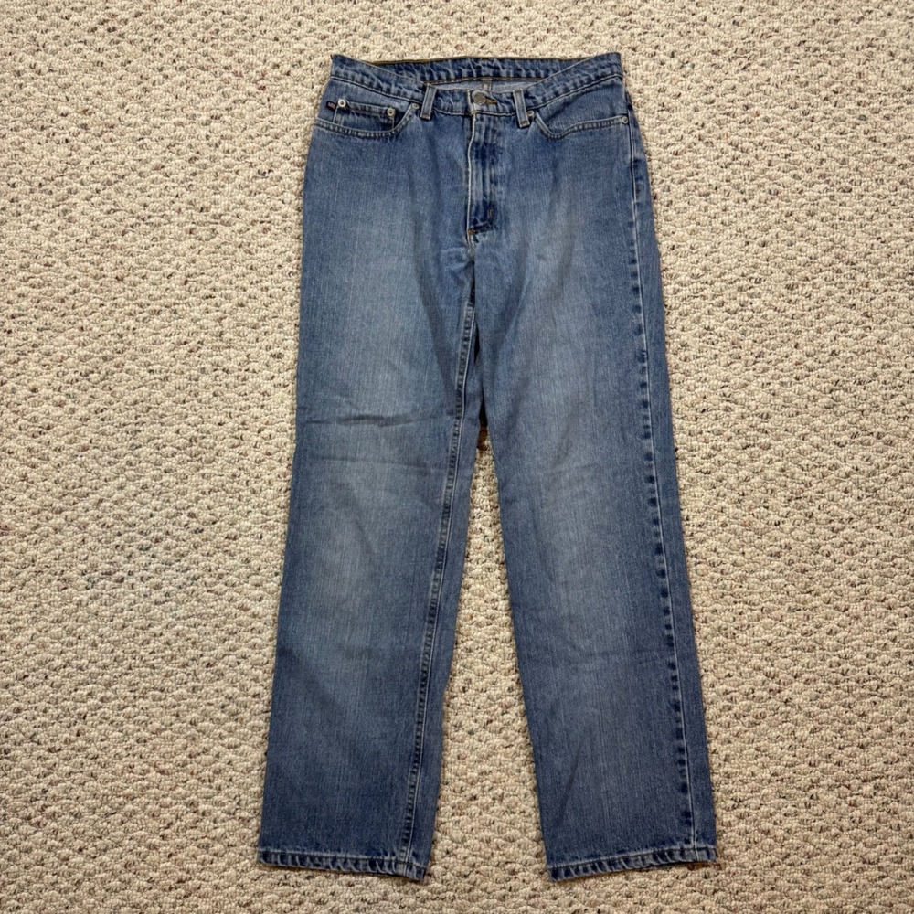 Polo Jeans Co Ralph Lauren Saturday Jean Womens 8x31 Blue Straight Leg Denim